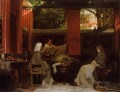 Venantius Fortunatus leyendo sus poemas al romántico Radegonda VI Sir Lawrence Alma Tadema